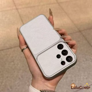 Ốp Da Doanh Nhân Cao Cấp Cho Xiaomi Poco X8 Pro Max X7 X6 Neo X4 X3 GT NFC M8 M7 M6 Plus M5S M4 M3 M2 Pro Tải Lại 5G 4G Vỏ Bảo Vệ Camera Cửa Sổ Lớn Đơn Giản