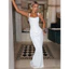 Đầm Maxi nữ màu trắng Elegat Ren Up Dress Slim Trang trọng Đám cưới Khách mời dự tiệc