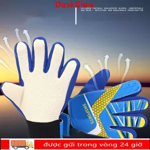 Găng tay thủ môn trẻ em DUSKGLOW, Găng tay thủ môn bóng đá dày dặn bảo vệ toàn ngón tay cho trẻ em, với găng tay bóng đá thủ môn cao su chắc chắn
