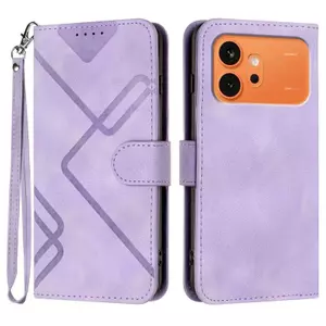 YJD Ốp Lưng Cho Honor 600 Pro Thiết Kế Họa Tiết Dòng Thẻ Da Solots Dây Đeo Tay TPU Mềm Chống Rơi Vỏ Điện Thoại