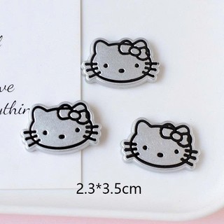 Set Charm Hello Kitty Bạc Nơ Xinh 🎀 Charm Hello Kitty tone bạc dễ thương, nơ nổi bật, style Hàn Quốc cute xinh gắn crocs