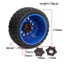 4 110 * 46mm 1 / 10 Lốp xe tải ngắn Lốp bánh xe với 12mm 14MM 17MM Hex cho Slash Arrma Senton HuanQi 727 Vkar 10sc Hpi Rc Xe