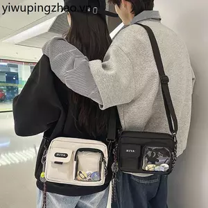 Phong Cách Tổng Thể Túi Điện Thoại Di Động Nam Nữ Sinh Thanh Chirp Túi Đeo Vai Nhỏ Bé Trai Ánh Sáng Ngoài Trời Túi Đeo Vai Di Động Túi Messenger
