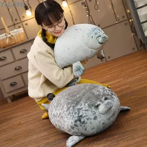 YUJUNI Blob Seal Gối, Mềm Mại Dễ Thương Cói Đồ Chơi Sang Trọng, Hợp Thời Trang PP Cotton Mũm mĩm Thú Nhồi Bông Lớn Đồ Chơi Sang Trọng Trẻ Em