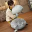 YUJUNI Blob Seal Gối, Mềm Mại Dễ Thương Cói Đồ Chơi Sang Trọng, Hợp Thời Trang PP Cotton Mũm mĩm Thú Nhồi Bông Lớn Đồ Chơi Sang Trọng Trẻ Em