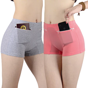 Quần lót boxer nữ lưng cao từ cotton nguyên chất, thoáng khí và có sẵn size lớn.