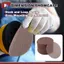50 Chiếc Lưới Chà Nhám Abranet 5 Inch Chống Tắc Móc Vòng Chống Bụi Giấy Nhám Lưới Không Bụi 400 Grit Nâu Nhôm Oxit