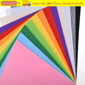CORALTIDE 40 Tấm vải nỉ, Thủ công mỹ nghệ Vải không dệt đầy màu sắc, Quảng trường dày 1mm Chất lượng cao Bền Handmade Fabrib May thủ công DIY Craft