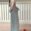 Mùa Hè 2026 Phong Cách Mới Cho Bé Gái Thời Trang Denim Sling + Quần Jean Denim Phù Hợp Với Mùa Hè