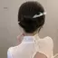 Hàn Quốc Hanfu Kẹp Tóc Lá Tre Pha Lê và Zircon - Thanh Lịch cho Cô Gái Retro