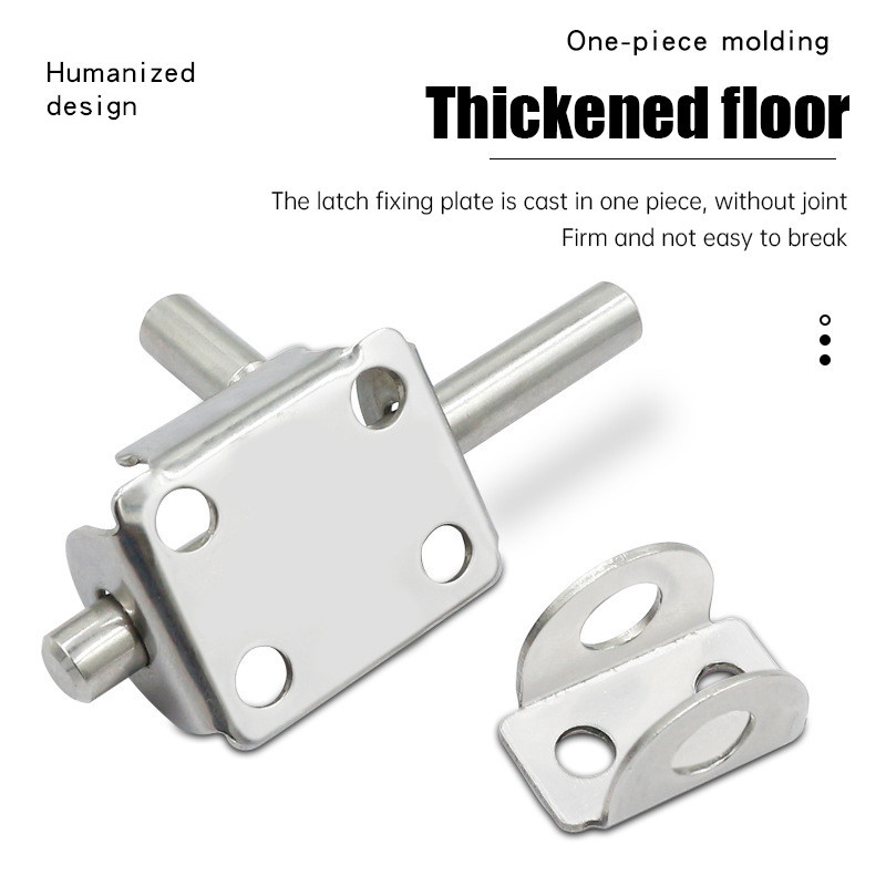 Khóa móc chống trộm bằng thép không gỉ hai đầu, chốt trái phải.