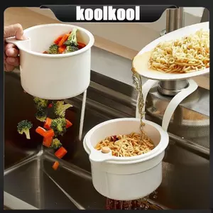 Kool Bồn Rửa Nhà Bếp Giỏ Lọc Treo Rác Lọc Giỏ Đựng Đồ