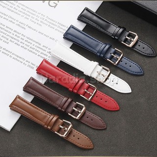 Phát Hành Nhanh 12-24mm Full Size Da Thật Chính Hãng Dây Đeo Đồng Hồ Cho Doanh Nghiệp Rosegold Pin Khóa Dây Đeo Đồng Hồ Nam Nữ Vòng Tay Thay Thế