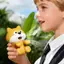 Quạt điện hoạt hình Puppy Treo dụng cụ làm mát Quạt cầm tay di động Mì làm mát bằng nước Quạt hiện vật treo trên cốc