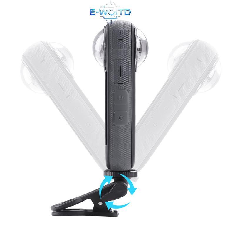 E-WOITD Tấm Che Nắng Ô Tô Gắn Camera Có Kẹp Điện Thoại Cho Điện Thoại Di Động Cho Hero 12 11 10 9 8 Cho X3 One X2 Phụ Kiện E-WOITD