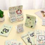 【Roshy】Gương trang điểm mini có thể gập lại thiết kế hoạt hình dễ thương. cầm tay phản chiếu HD để bàn