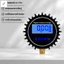 Đồng hồ đo áp suất lốp kỹ thuật số 200PSI - Màn hình LED không có pin 1 / 4 Inch
