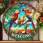 CIFbuy Retro Tín Hiệu Vẹt Bãi Biển Kim Loại Poster Treo Tường Nghệ Thuật Trang Trí