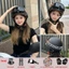 QMP Phong Cách Nhật Bản Hành Trình Retro Điện Xe Máy Đầu Máy Tiêu Chuẩn Quốc Gia Mũ Bảo Hiểm Xe Điện Nam Nữ Mùa Hè Nửa Mũ Bảo Hiểm Bốn Biển