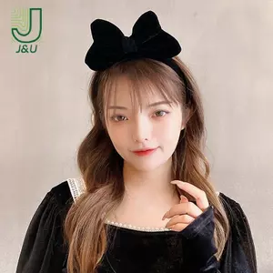 Nơ nhung thanh lịch cho bé gái - phụ kiện tóc dễ thương