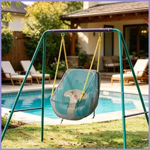 Bọc Ghế Xoay 50x40x40cm Tấm Chắn Chống Tia UV 420D Vải Oxford Mái hiên Xoay Ghế Cho Sân Chơi Sân hiên mueadsyvn