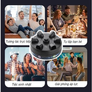 Trò chơi máy dò nói dối Electric Shock Finger Party Trivia Truth Test Đồ chơi thử thách gia đình