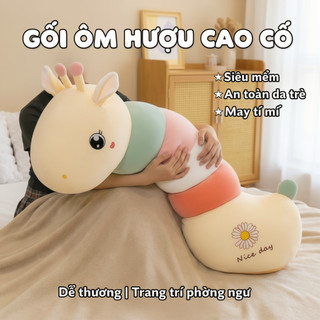 Hươu Cao Cổ Sang Trọng Gối Mềm Nhồi Bông PP Giường Trẻ Em Trang Trí Phòng Ôm Động Vật Quà Tặng