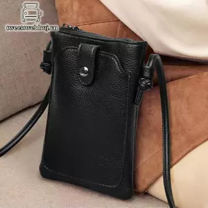 Tweeduj Túi Điện Thoại Đơn Giản Màu Trơn Mới Thời Trang Mini Đa Năng Túi Đeo Ngang VN