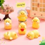 6 Chiếc Kawaii Vịt Vàng Nhỏ Dễ Thương Thưởng Thức Thực Phẩm Hình Trang Trí Xe Trang Trí Bảng Điều Khiển Dễ Thương Trang Trí Cho Gương Chiếu Hậu Và Bàn Văn Phòng Thu Nhỏ Các Bức Tượng Nhỏ Đồ Chơi
