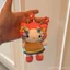 hellokitty Hoa Trung Cổ Fairy kitty Da Đen kt Đầu Cổ kt Túi Mèo Đồ Trang Trí