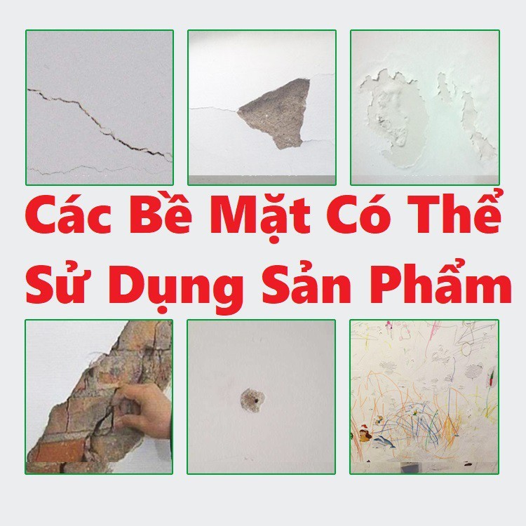 Keo Vá Tường Chống Thấm LKB 250gr, Trám Trét Vết Nứt Khe Hở Tường - HÀNG CHÍNH HÃNG