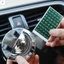 360° Giá đỡ điện thoại ô tô xoay - Giá đỡ bảng điều khiển 2 trong 1 có tấm phát sáng