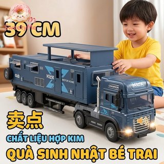 Diecast Du Lịch Ô Tô Đồ Chơi Hợp Kim Quán Tính Kéo Lại Âm Thanh Đèn Xoay Đầu Trẻ Em Quà Tặng
