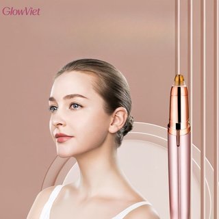 Tông đơ lông mày bằng điện USB có thể sạc lại LED Mini Facial Hair Remover Di động An toàn bằng thép ABS