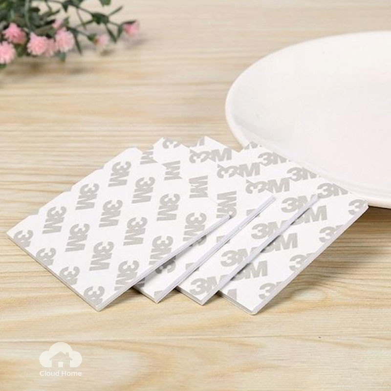 Miếng bọt biển 3m, keo dán hai mặt siêu chắc, có thể tháo rời, keo dán hai mặt chịu nhiệt cao.