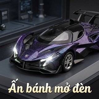 1 36 Diecast Apollo Evo Xe Thể Thao Mô Hình Hợp Kim Mở Cửa Âm Thanh Ánh Sáng Sưu Tập Quà Tặng