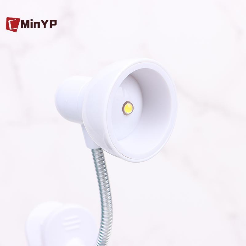 CMinYP 1 Mini LED Kẹp Đèn Đọc Sách Đèn Ngủ Đọc Đầu Giường Cho Phòng Ngủ Nghiên Cứu Kẹp Thiết Kế Nhà Di Động Sách Kẹp Đèn Vinh Quang