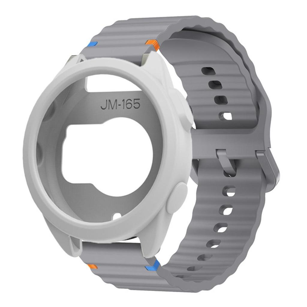 Ốp lưng + dây đeo silicon cho vòng tay thể thao bảo vệ mềm Garmin Forerunner 165