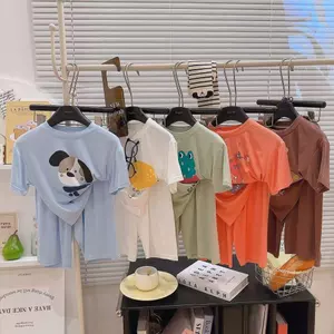 Modal Tay Ngắn Loungewear Bé Trai Bé Gái Phong Cách Mỏng Đến Mắt Cá Chân Quần Điều Hòa Không Khí Phù Hợp Với Kích Thước 90-170 EUTS
