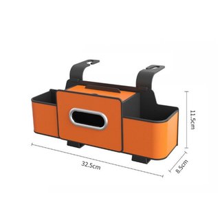 Ghế ngồi ô tô Người tổ chức Mặt sau Khăn giấy da Cốc Móc điện thoại Móc treo ẩn Bảo quản chống thấm nước