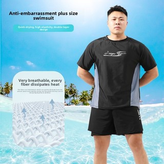 Quần bơi plus size nam eo nóng, phù hợp mùa xuân