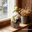 Tượng Gnome Tượng Nhỏ Vườn Tượng Điêu Khắc Lùn Trang Trí Bàn Làm Việc Cho Bãi Cỏ Ban Công Hiên Nhà Trang Trí Nhà Cửa