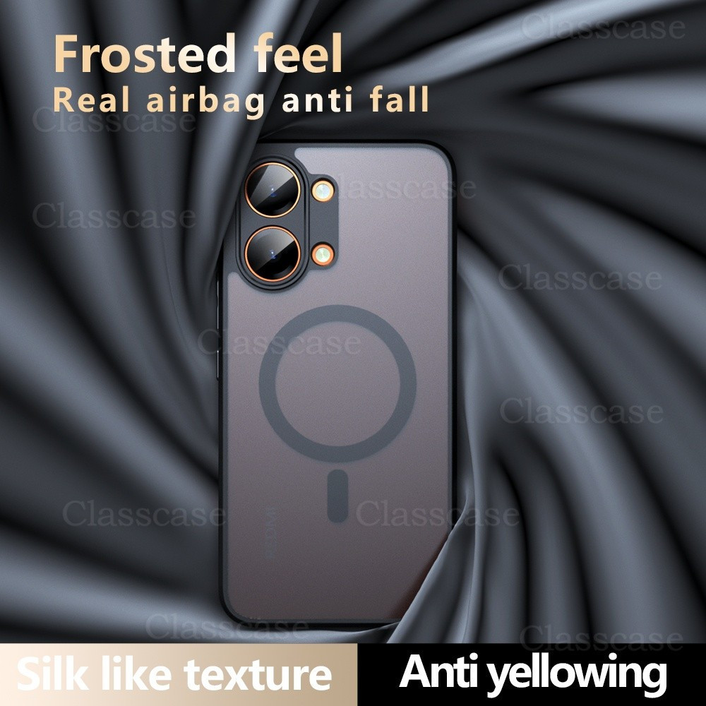 Ốp Lưng Cho Xiaomi POCO X8 Pro X8Pro Max X8ProMax POCOX8Pro Max Chống Trầy Xước Trong Suốt Mờ Với Vỏ Điện Thoại Từ Tính Bảo Vệ Chống Sốc Chống Vân Tay Bìa Cứng