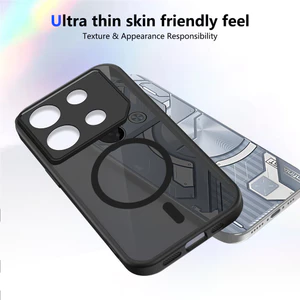 Ốp lưng Infinix GT 20 Pro 5G Vỏ thu hút từ tính màu đen mờ cho Infinix GT 20 Pro 5G Vỏ điện thoại