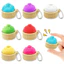 < Pluscloth > Đồ chơi Fidget bánh bao in 3d có dây chuyền bóng – Đồ chơi để bàn hấp giảm căng thẳng cho văn phòng tại nhà Giải nén lo âu Món quà hoàn hảo cho người mua Đông Nam Văn phòng Des
