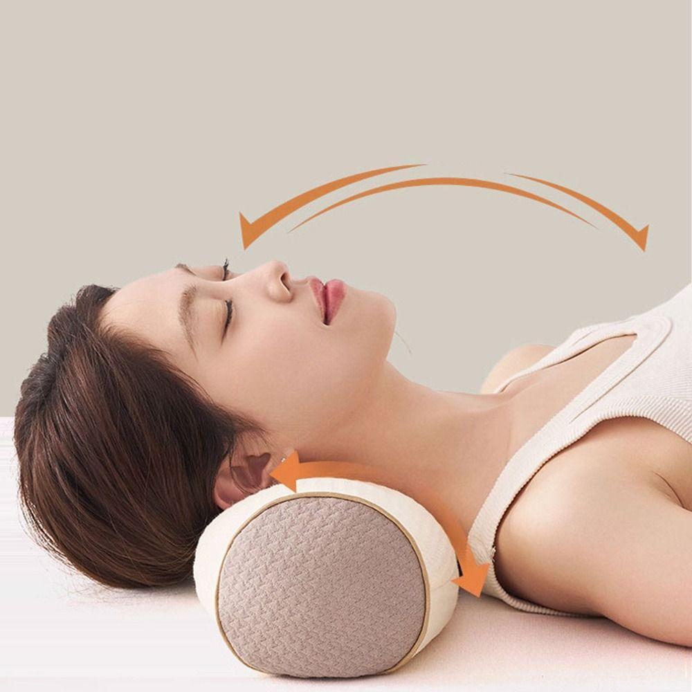 Gối kiều mạch SAIA, Gối cột sống chống vòm hình trụ, Hỗ trợ di động Ngủ thoáng khí Giảm đau cổ tử cung Gối sống sót cho người lớn