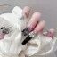 TRTR 20 Chiếc Băng Xuyên Nhiệt Độ Làm Mềm Bướm Phụ Kiện Móng Tay 3D Màu Gradient Bướm Mặc Móng Tay Nhựa Khoan Trang Trí VN
