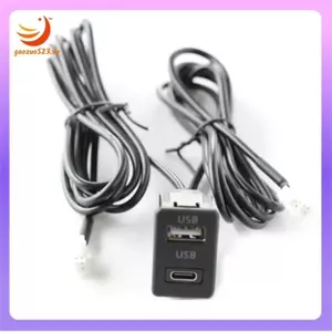 Bộ chuyển đổi cáp mở rộng giao diện bảng điều khiển cổng USB + TYPE-C Bảng điều khiển ô tô Bảng điều khiển ô tô Ổ cắm USB điều hướng xe