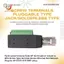 Đầu nối đầu cuối RJ45 Bộ chuyển đổi khối đầu cuối 8 chân không hàn RJ45
