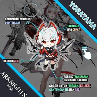 Gantungan Kunci Wis'adel  Arknights, Keychain Anime Lucu